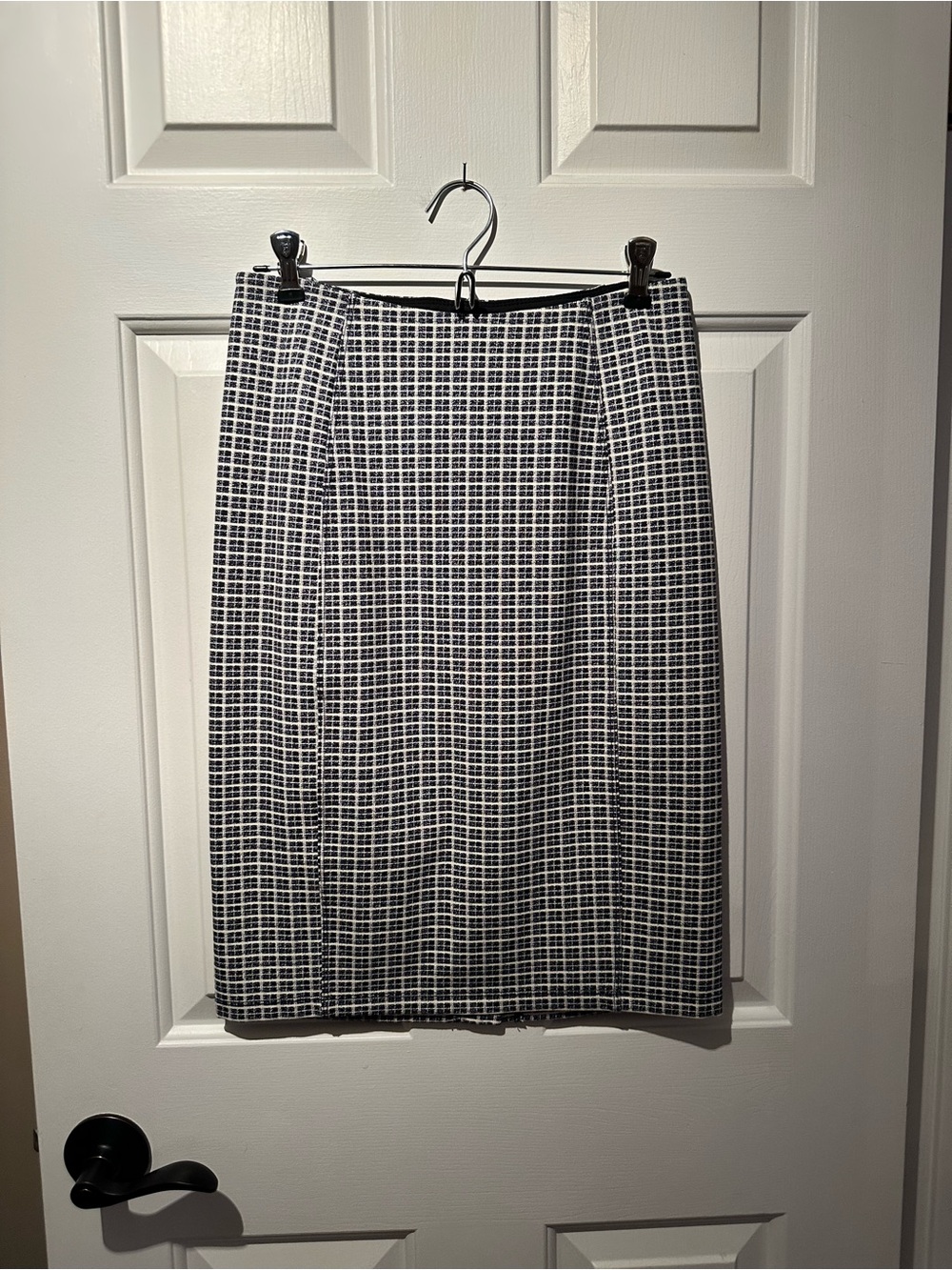 NWOT! Liverpool Classic Black and White Grid Pencil Skirt - Women